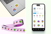 Chat and Social Media Icons, an Emoji Icon by Creative Stall (Thumbnail 4 of 7)
