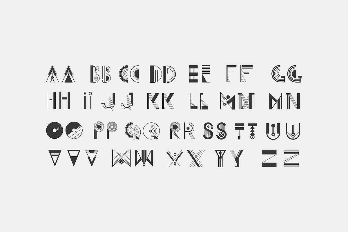 Glyph 44 | Font Bundle, a Sans Serif Font by Glyph44 (Photo 18 of 25)