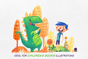 Crayon - Procreate Brush Pack, a Brush Add-On by Frankentoon Store (Thumbnail 5 of 7)