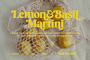 Cocktail - Elegant Retro Serif, a Serif Font by Harmonais Visual (Thumbnail 5 of 18)