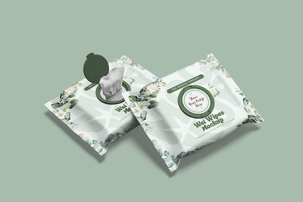Wet Wipes Mockup, a Product Mockup by bimockup (Photo 6 of 6)