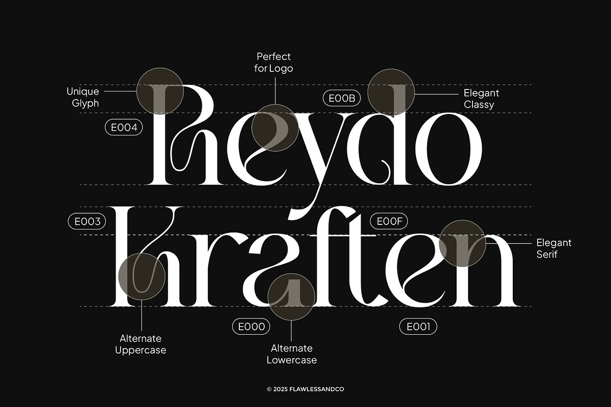 Avelora – Luxury Logo Serif Font, a Serif Font by Flawless And Co (Photo 4 of 10)