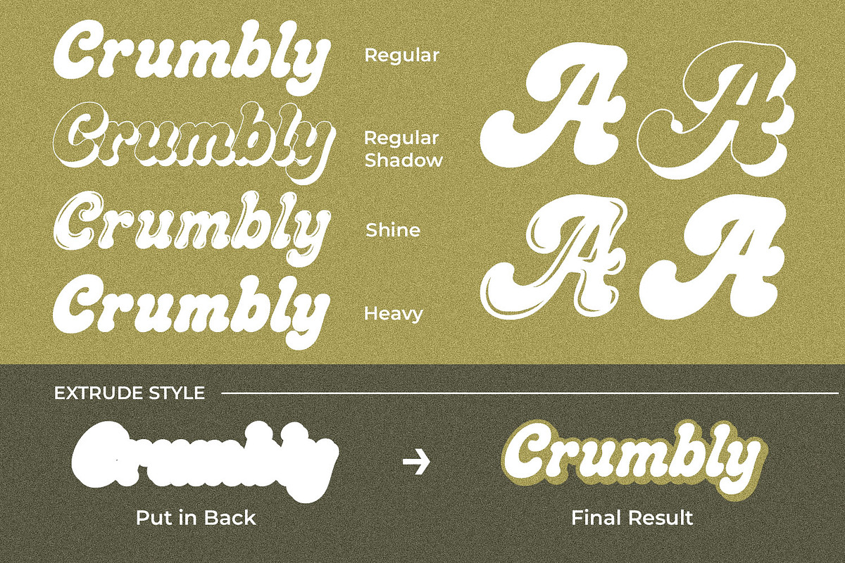 Crumbly Twinkles - Groovy Playful, a Script Font by Black Junst (Photo 8 of 10)
