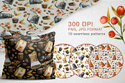 Coffee Illustrations Watercolor, a Texture Illustration by annasokol_ (Thumbnail 9 of 13)