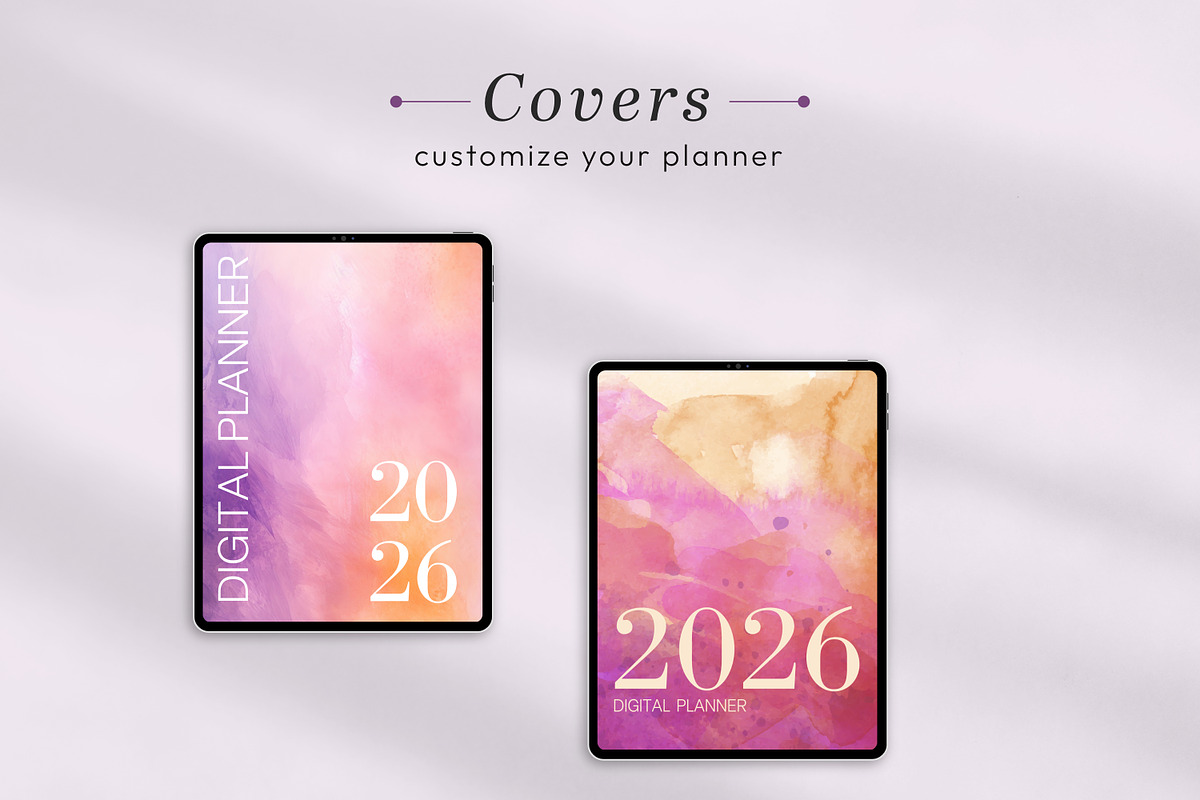 2026 All-in-One Digital Planner, a Templates & Theme by Sahara (Photo 8 of 12)