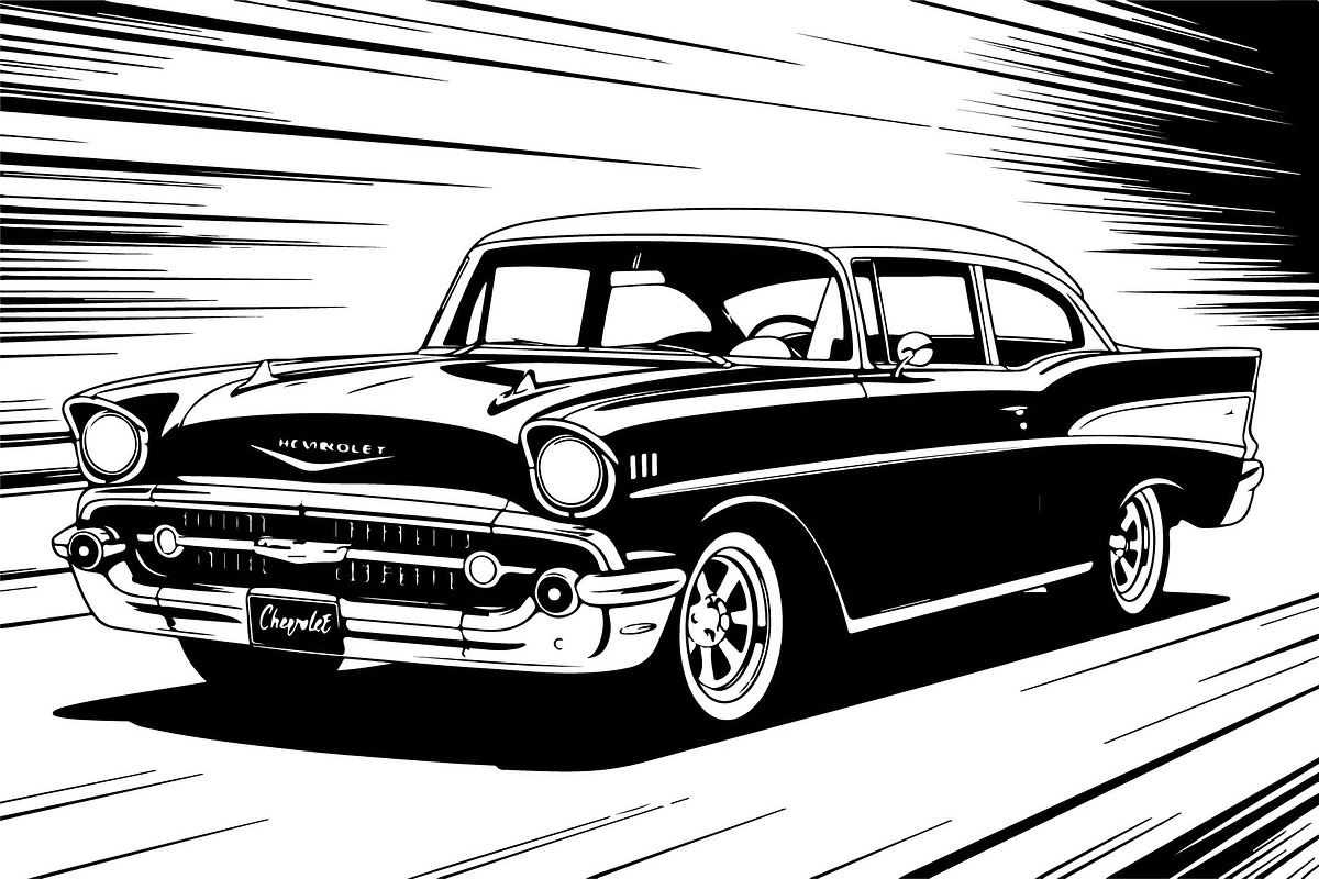 Classic Muscle Car SVG Bundle, an Object Graphic by jahid234 (Photo 8 of 12)