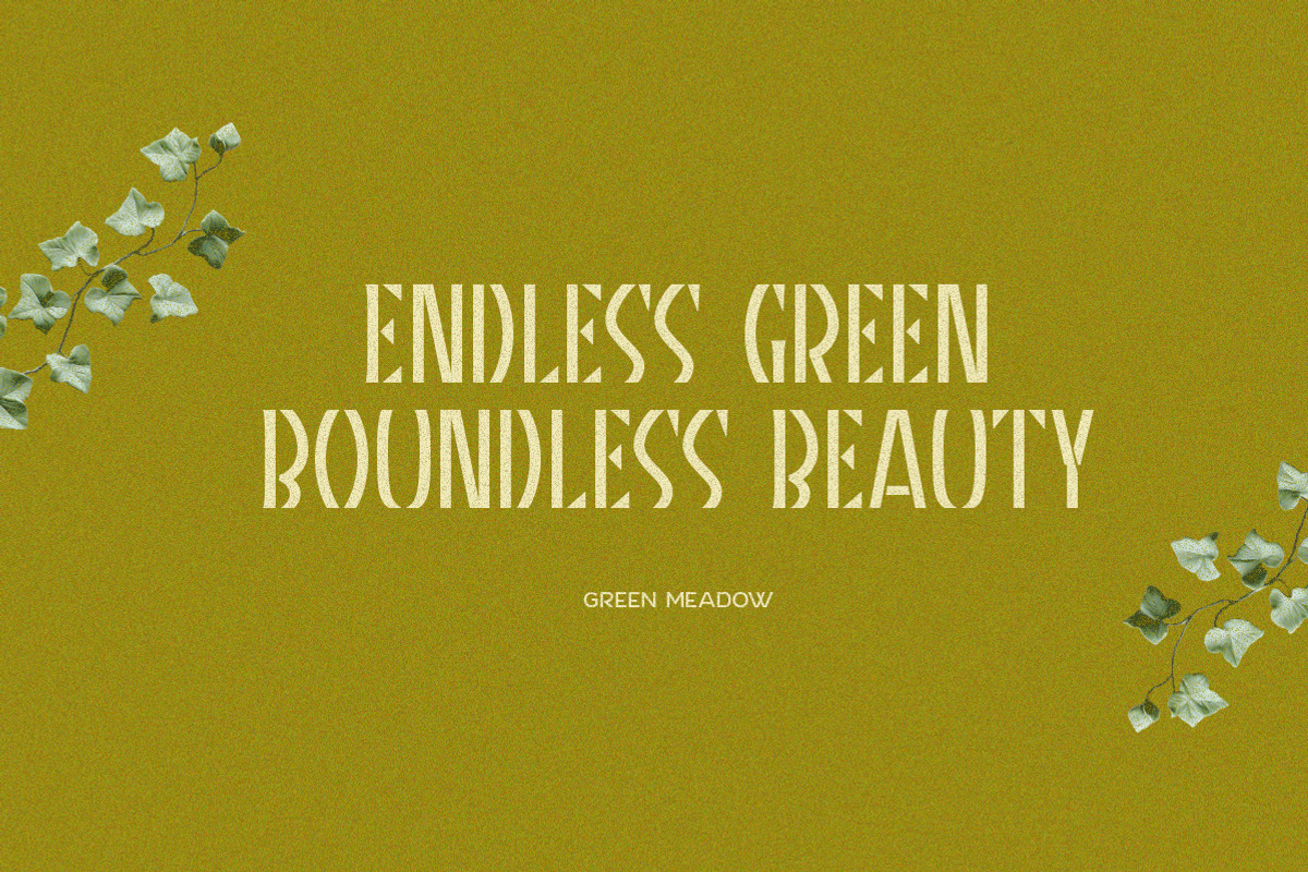 AMARIELLE Stencil Display Font, a Sans Serif Font by Letterhend Studio (Photo 6 of 9)
