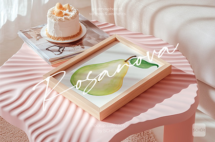 ROSANOVA | Frame mockup set, a Household Mockup by SCHÉRI