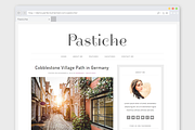 Minimalist WordPress Theme Pastiche, a WordPress Template by Trendy Themes (Thumbnail 1 of 2)