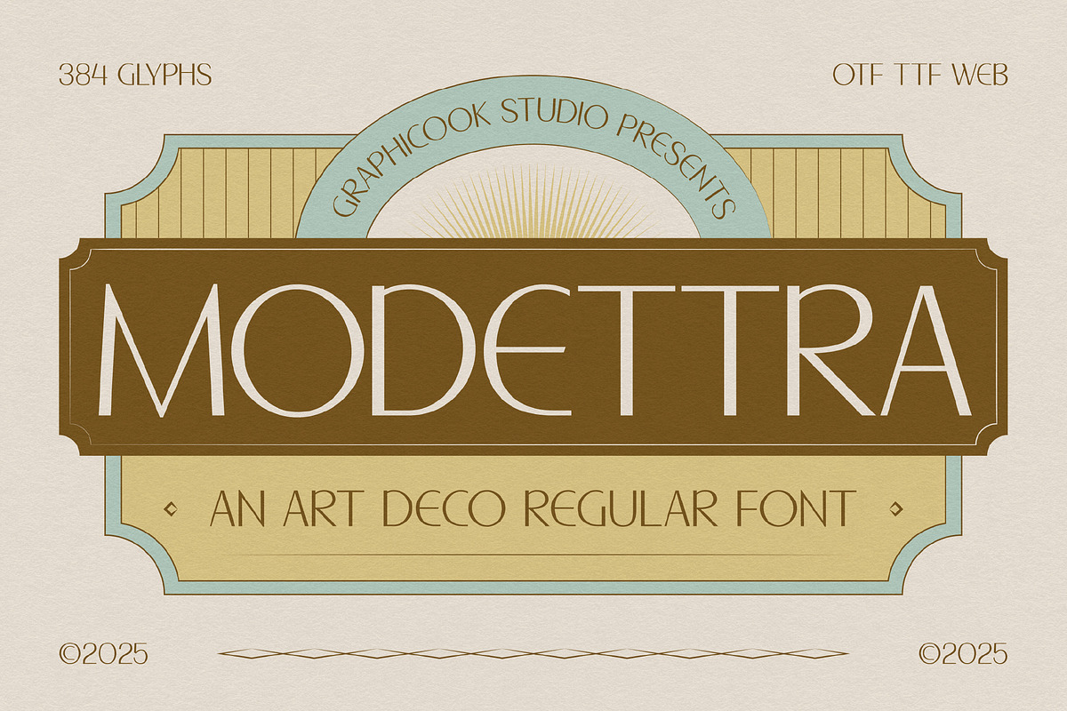Modettra, a Sans Serif Font by graphicook (Photo 1 of 10)