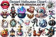 Elegant Halloween Clipart, an Illustration by Sublimation Artist (Thumbnail 1 of 6)