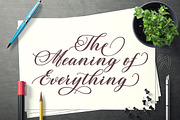 Auriga, a Script Font by Typehill (Thumbnail 5 of 12)