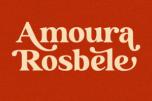 Amoura Rosbele Modern Serif Font