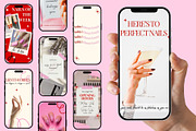 Nail Salon Social Media Templates, a Social Media Template by Anna Design Studio (Thumbnail 9 of 15)