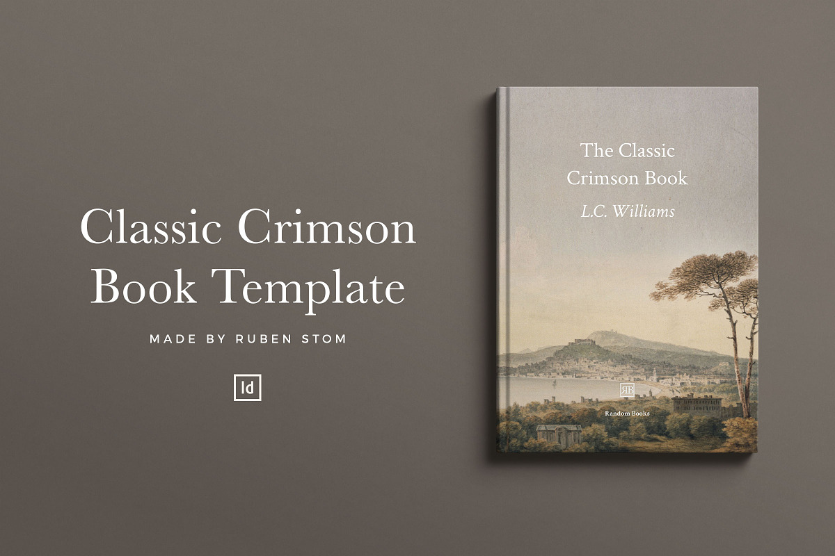 Classic Crimson Book Template, a Magazine Template by Ruben Stom (Photo 1 of 13)