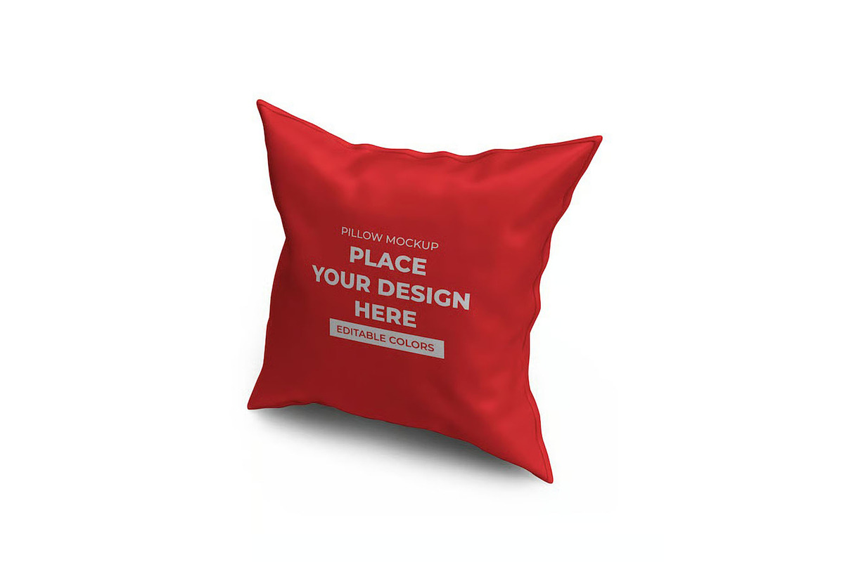 Pillow Cushion Mockup Template Set, a Household Mockup by DesignRushMarket (Photo 10 of 11)