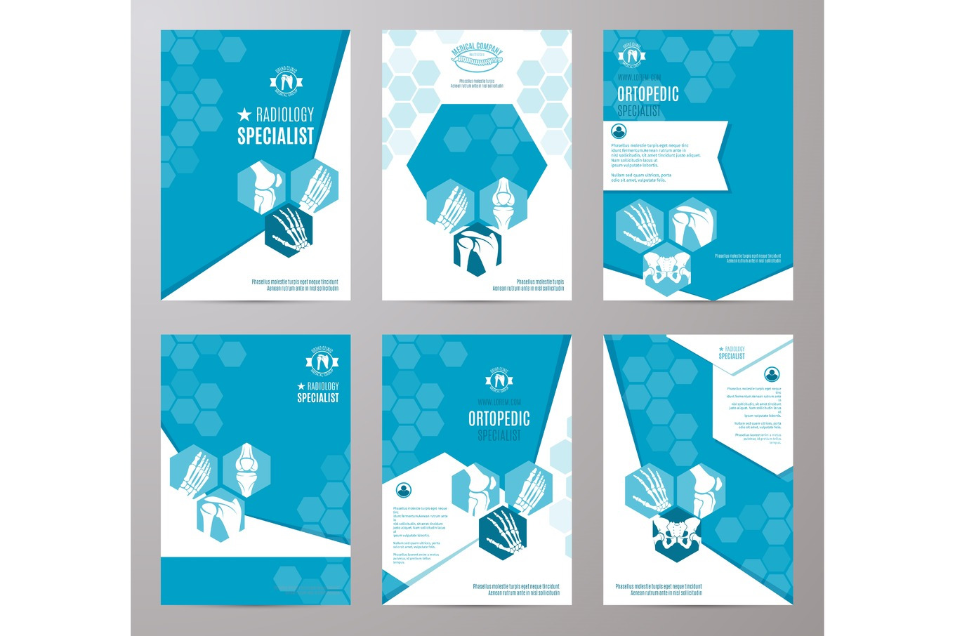 Orthopedics and radiology medicine card template, a Healthcare ...
