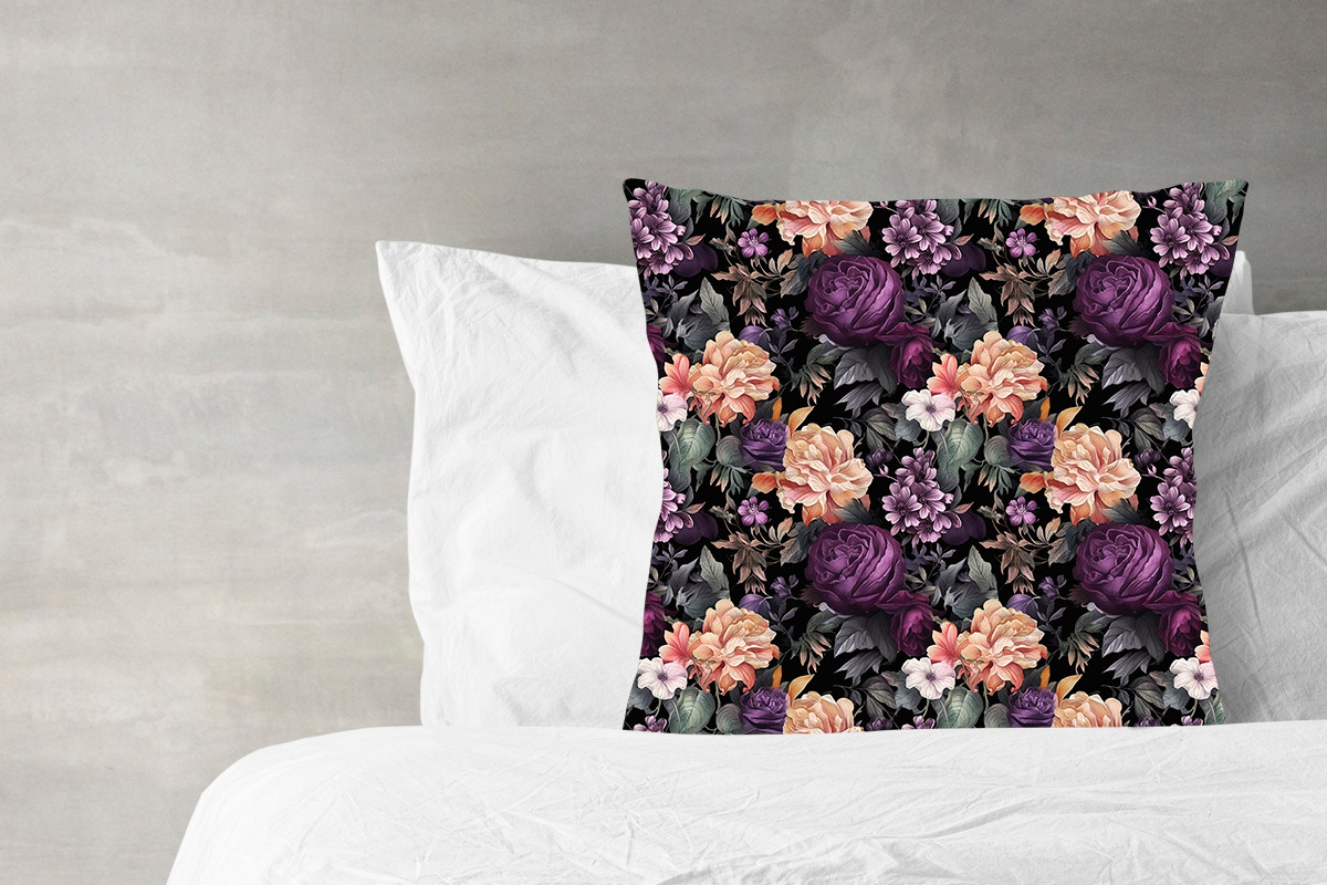 Gothic Flower Seamless Pattern, a Pattern Graphic by HillTract (Photo 4 of 5)
