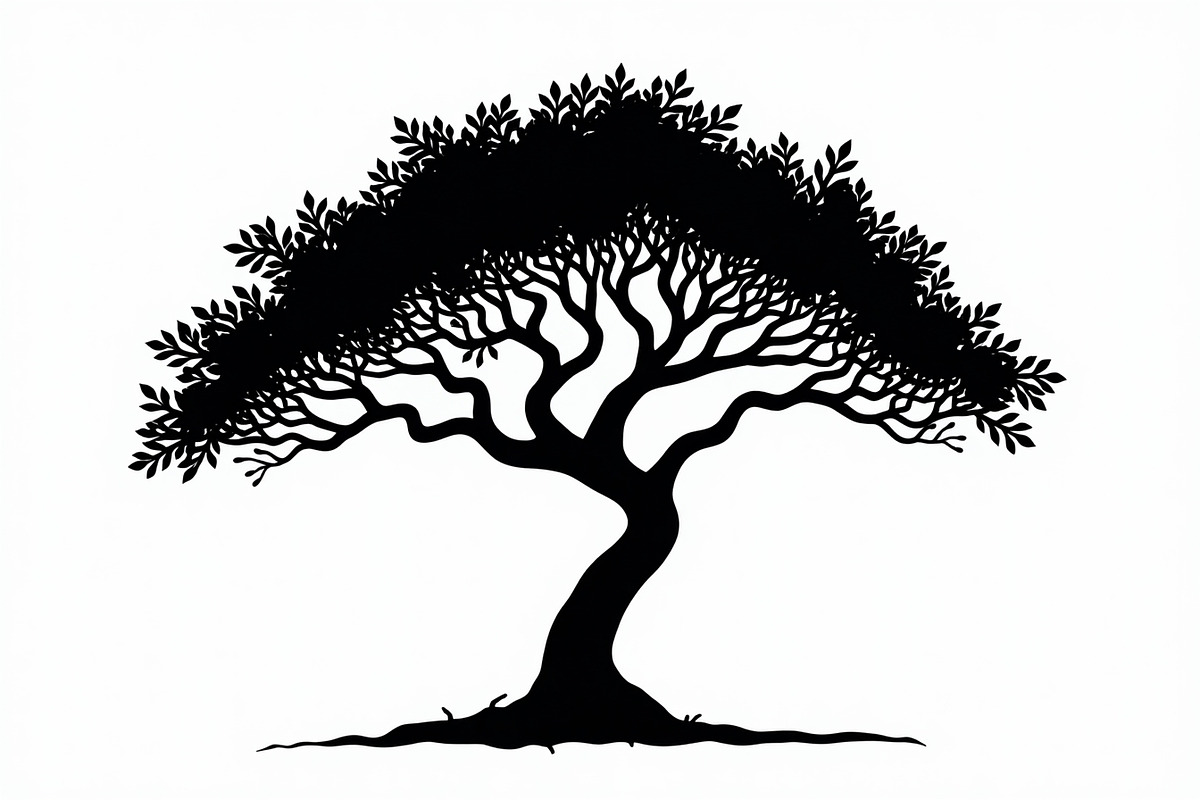 Black Tree SVG Bundle, an Illustration by hafijul (Photo 1 of 21)