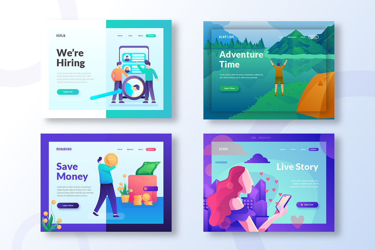 17 Premium Web Header Concept, a Templates & Theme by SLAB! Design (Photo 4 of 6)