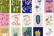 Handmade Prints I Hand Drawn Poster, a Background Graphic by Laras Wonderland (Thumbnail 5 of 12)