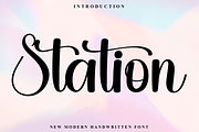 Station, a Handwritten Font by InermediaSTUDIO (Thumbnail 1 of 8)