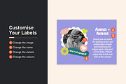 Anna + Amos Bottle Label Template, a Stationery Template by Mountain Folk Creative (Thumbnail 2 of 5)