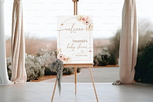 Wedding Welcome Sign Mockup