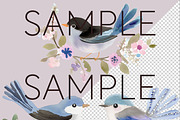 Whimsical Australian Birds Clipart, an Animal Illustration by Pawcasso's Portraits (Thumbnail 6 of 7)