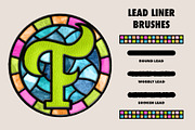 Stained Glass Brushes For Procreate, a Brush Add-On by seamless team (Thumbnail 11 of 11)