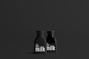 Milk Bottle Mock-Up 2 (Small), a Packaging Mockup by AY Mock-Ups (Thumbnail 8 of 11)