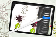 Illustration Brushes: Procreate, a Brush Add-On by Leonard Posavec (Thumbnail 3 of 6)