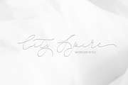 City Spire, a Script Font by Letter-P (Thumbnail 1 of 9)