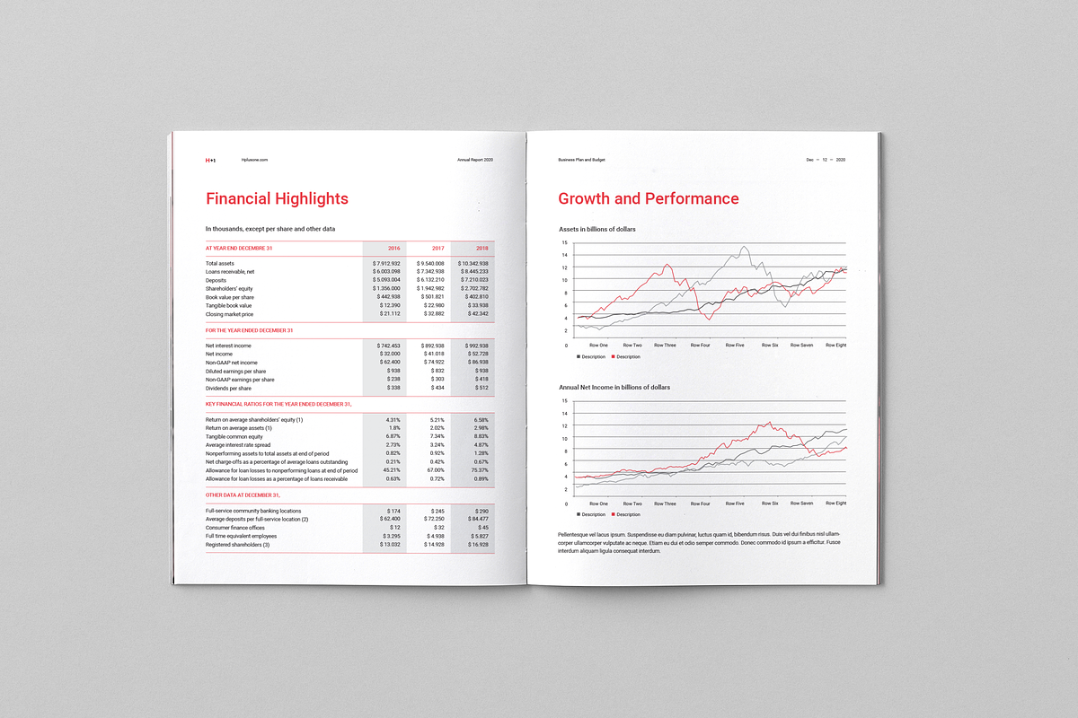 Annual Reports, a Brochure Template by BOXKAYU (Photo 9 of 17)