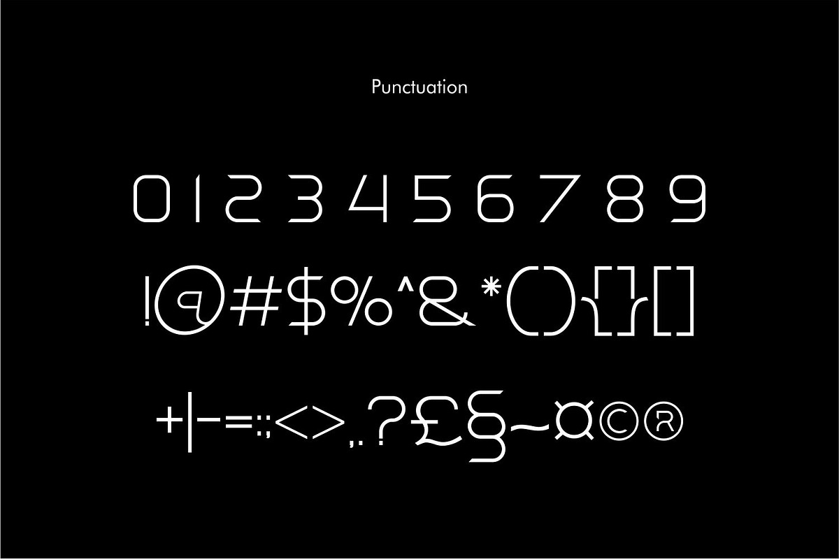 MIRACLE Sleek Futuristic Techno Font, a Sans Serif Font by WhymoreArt (Photo 10 of 10)
