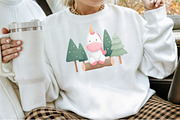 Christmas Unicorn Clipart Sublimatio, an Illustration by Sublimation Artist (Thumbnail 4 of 6)
