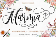 Marmia Script, a Script Font by Kotak Kuning Studio (Thumbnail 1 of 8)