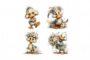 Whimsical Mother's Day Duck Clipart, an Illustration by Daily.Designs (Thumbnail 7 of 7)