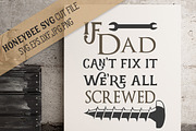 If Dad Can't Fit It We're Screwed, an Illustration by JBArt Clipart (Thumbnail 1 of 2)