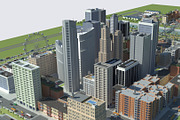 Realistic Lowpoly Simple City VR/AR, an Environmental 3D Model by NOMODOL (Thumbnail 16 of 59)
