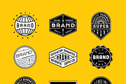 vintage logo, badge, insignia, label, a Branding & Logo Template by Brainware Graphic (Thumbnail 4 of 14)