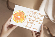 Watercolor Citrus Fruit Clipart, an Illustration by Libby Wishes (Thumbnail 6 of 7)