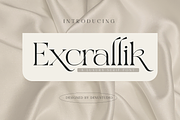 Excrallik Modern Serif, a Serif Font by Denustudios (Thumbnail 1 of 7)