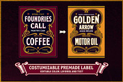 Old Fashioned Label Collections Vol., a Branding & Logo Template by Goodwheel Studio (Thumbnail 4 of 8)