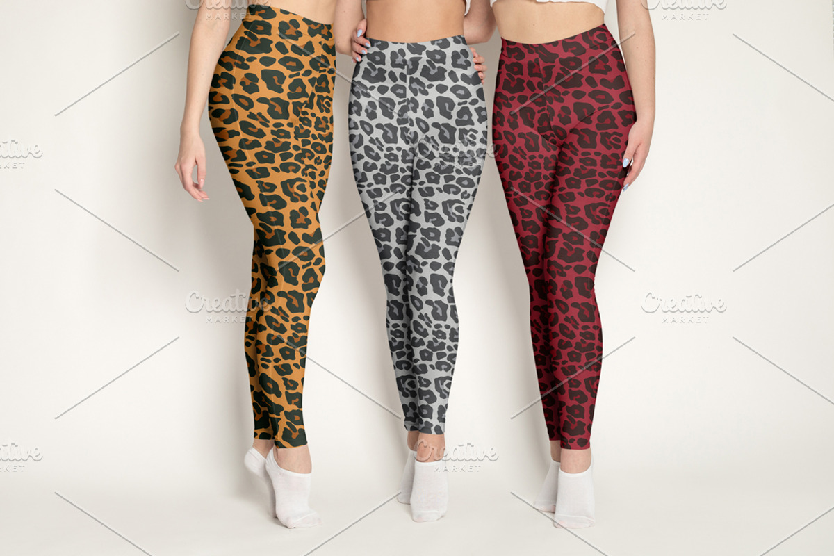Leopard Skin Seamless Pattern Set., a Texture Graphic by Gomolach (Photo 4 of 21)