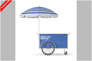 Street Food Food Cart Mockup, a Product Mockup by Bruno's Shop