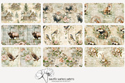 70 vintage woodlands repeat pattern, a Pattern Graphic by Poppy Lane Studio (Thumbnail 8 of 10)