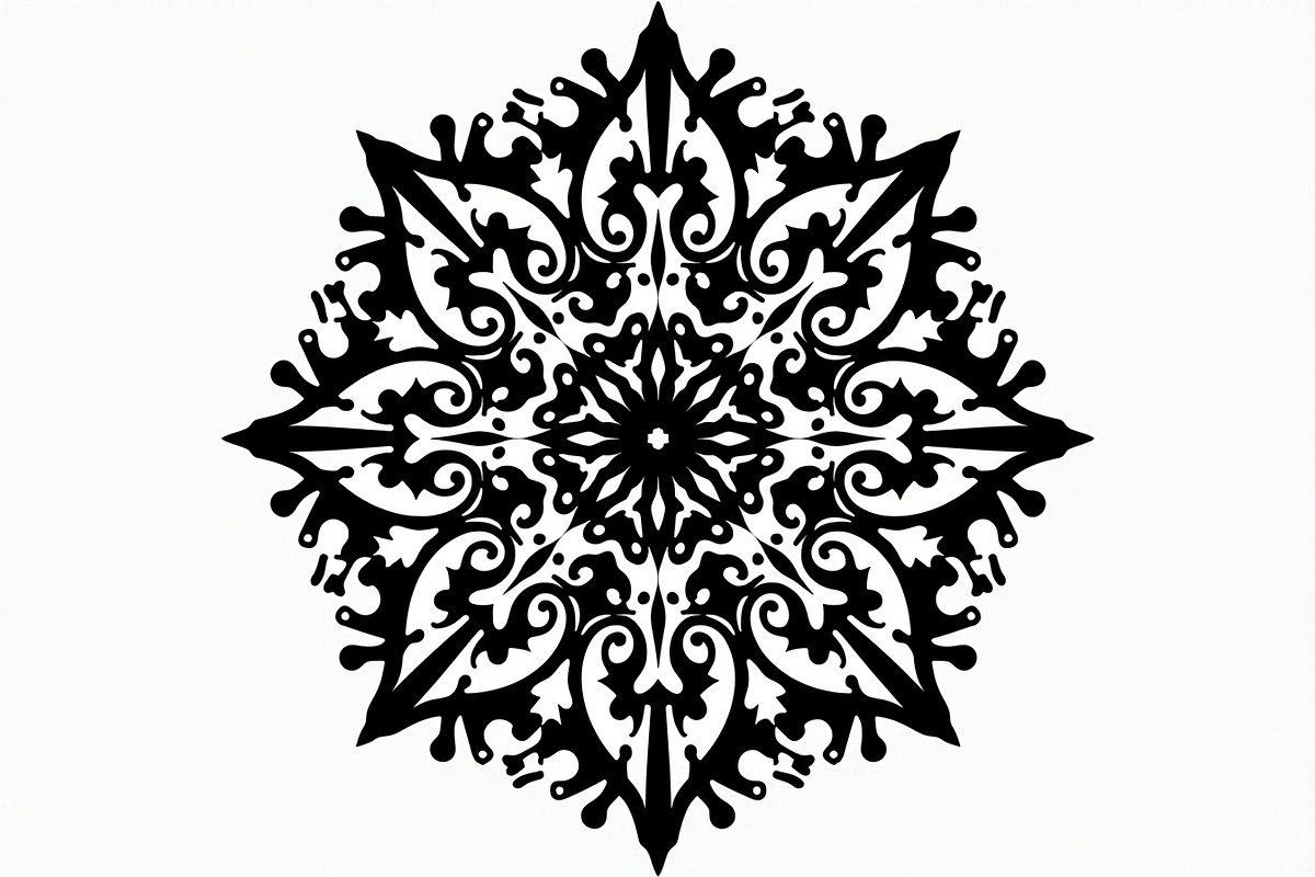 Mandala Laser Cut Files Bundle, an Illustration by yasushie (Photo 4 of 9)