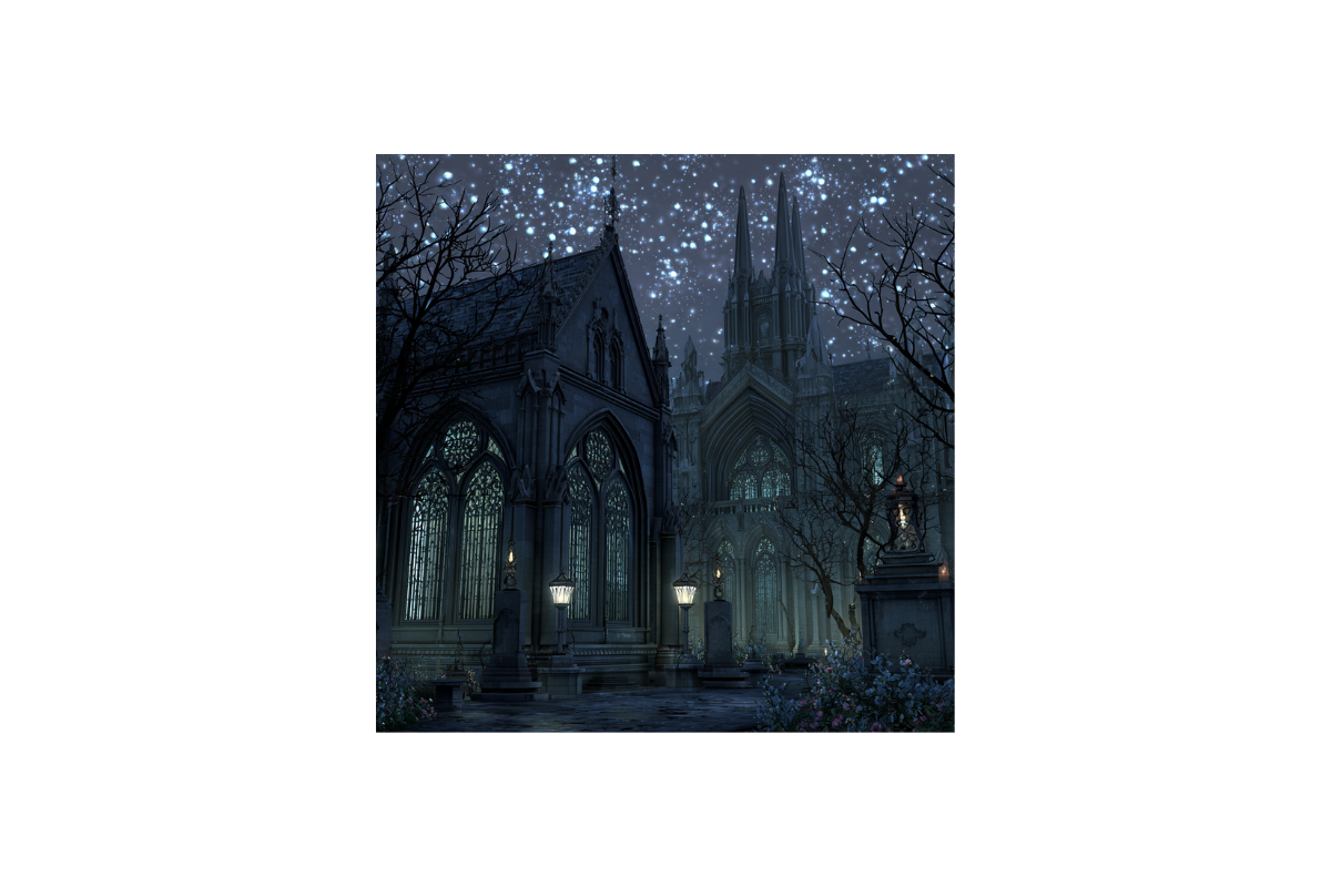 Spooky Gothic Backgrounds, a Background Graphic by PcuDesigns Illustrations (Photo 2 of 3)
