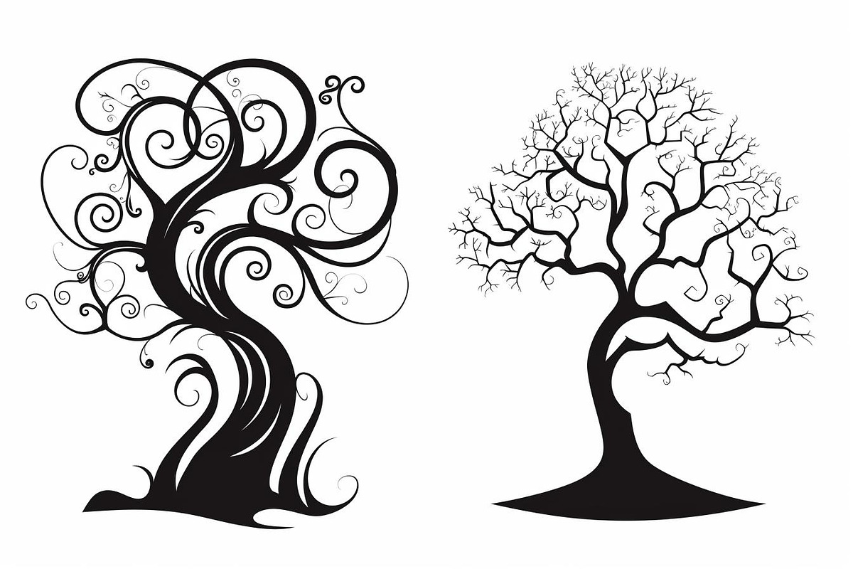 Tree Laser Cut Bundle | Decorative, an Object Graphic by jahid234 (Photo 7 of 9)
